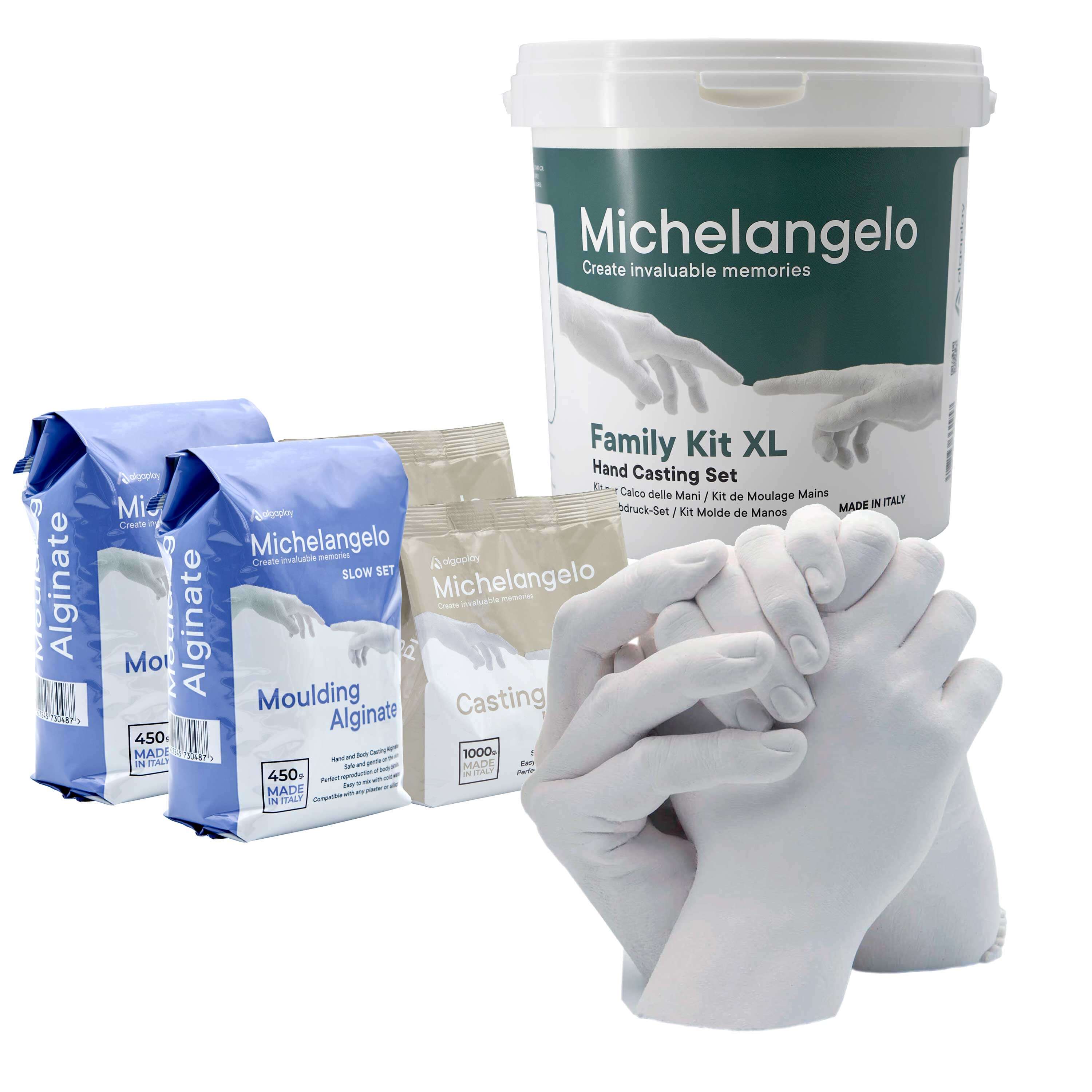 Adult Hand Casting Kit Alginate - The Compleat Sculptor
